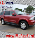 lincoln aviator 2004 red suv gasoline 8 cylinders rear wheel drive automatic with overdrive 77539