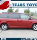 toyota sienna 2012 dk  red van le 7 passenger gasoline 6 cylinders front wheel drive automatic 77338