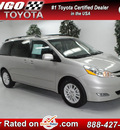 toyota sienna 2010 silver van xle 6 cylinders automatic 91731