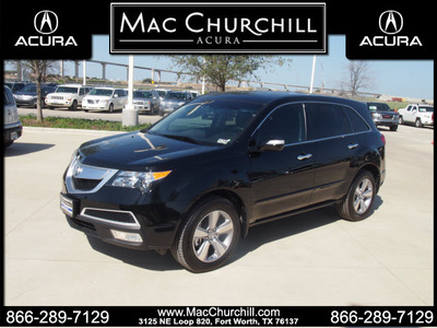 acura mdx 2012 black suv w tech pckg gasoline 6 cylinders all whee drive automatic 76137