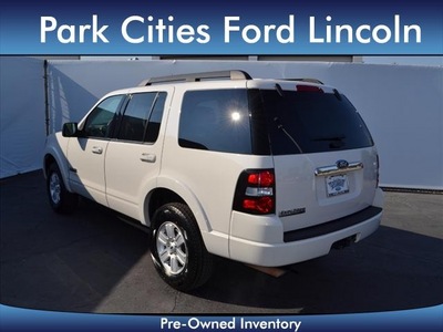 ford explorer 2008 white suv xlt gasoline 6 cylinders 2 wheel drive 5 speed automatic 75235