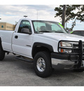 chevrolet silverado 2500hd 2005 white 8 cylinders not specified 78214