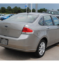 ford focus 2008 gray sedan se gasoline 4 cylinders front wheel drive automatic with overdrive 77532