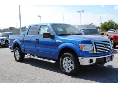 ford f 150 2012 blue xlt texas edition flex fuel 8 cylinders 4 wheel drive 6 speed automatic 77532