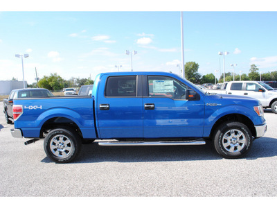 ford f 150 2012 blue xlt texas edition flex fuel 8 cylinders 4 wheel drive 6 speed automatic 77532