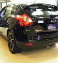 ford focus 2013 black hatchback se flex fuel 4 cylinders front wheel drive 6 speed automatic 77532