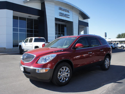 buick enclave 2012 red suv leather gasoline 6 cylinders front wheel drive 6 speed automatic 76087