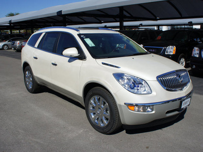 buick enclave 2012 white suv leather gasoline 6 cylinders front wheel drive 6 speed automatic 76087