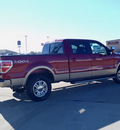 ford f 150 2013 red lariat gasoline 6 cylinders 4 wheel drive automatic 62708
