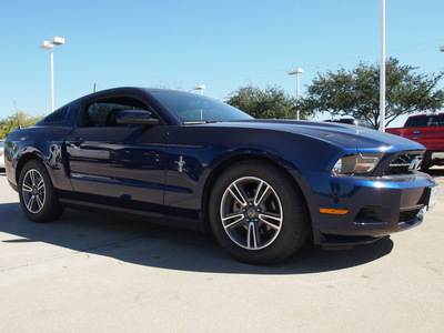 ford mustang 2010 dk  blue coupe v6 premium gasoline 6 cylinders rear wheel drive 6 speed manual 77505