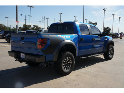 ford f 150 2012 blue svt raptor gasoline 8 cylinders 4 wheel drive 6 speed automatic 77471