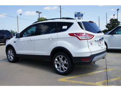 ford escape 2013 white suv sel gasoline 4 cylinders front wheel drive shiftable automatic 77471