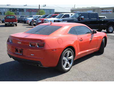 chevrolet camaro 2012 orange coupe rs gasoline 6 cylinders rear wheel drive automatic 78539