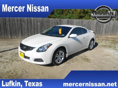 nissan altima 2010 white coupe 2 5 s gasoline 4 cylinders front wheel drive automatic 75901