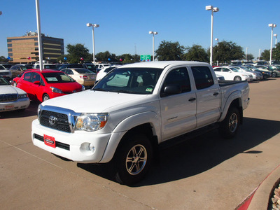 toyota tacoma 2011 white prerunner v6 gasoline 6 cylinders 2 wheel drive automatic 76053