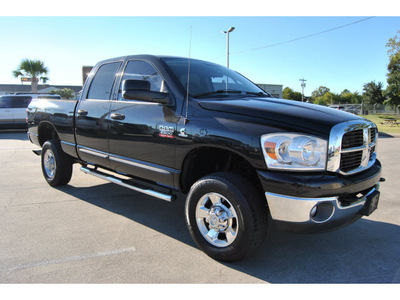 dodge ram 2500 2007 black diesel 6 cylinders 4 wheel drive automatic with overdrive 77539
