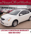 nissan sentra 2012 white sedan 2 0 gasoline 4 cylinders front wheel drive automatic 76116