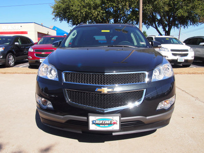 chevrolet traverse 2012 black lt gasoline 6 cylinders front wheel drive automatic 75075