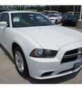 dodge charger 2012 bright wht sedan se gasoline 6 cylinders rear wheel drive not specified 77338