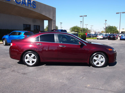 acura tsx 2010 dk  red sedan gasoline 4 cylinders front wheel drive automatic 75075