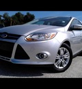 ford focus 2012 silver hatchback sel 4 cylinders automatic 77532