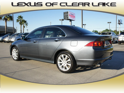 acura tsx 2008 gray sedan gasoline 4 cylinders front wheel drive automatic 77546