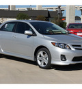 toyota corolla 2013 silver sedan s gasoline 4 cylinders front wheel drive automatic 78232