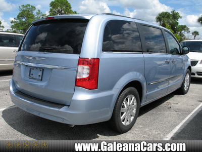 chrysler town and country 2012 lt  blue van touring l flex fuel 6 cylinders front wheel drive automatic 33912