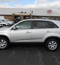 kia sorento 2013 silver suv lx gasoline 4 cylinders front wheel drive 6 speed automatic 43228