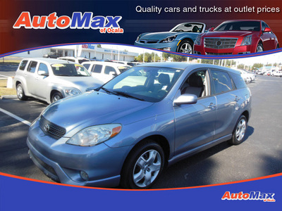 toyota matrix 2006 blue hatchback xr gasoline 4 cylinders front wheel drive automatic with overdrive 34474