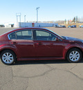subaru legacy 2012 red sedan 2 5i premium gasoline 4 cylinders all whee drive cont  variable trans  55811