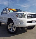 toyota tacoma 2011 white prerunner v6 gasoline 6 cylinders 2 wheel drive 5 speed with overdrive 90241