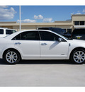 lincoln mkz hybrid 2012 white sedan hybrid 4 cylinders front wheel drive automatic 77043