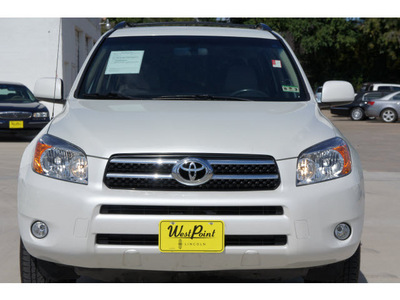 toyota rav4 2008 white suv limited gasoline 4 cylinders 2 wheel drive automatic 77043