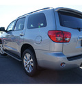 toyota sequoia 2012 silver suv limited flex fuel 8 cylinders 4 wheel drive 6 speed automatic 46219