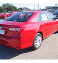 toyota camry 2012 red sedan le gasoline 4 cylinders front wheel drive automatic 77074