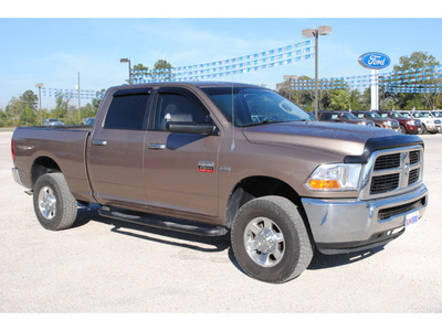 dodge ram 2500 2010 lt  brown slt gasoline 8 cylinders 4 wheel drive automatic 77575