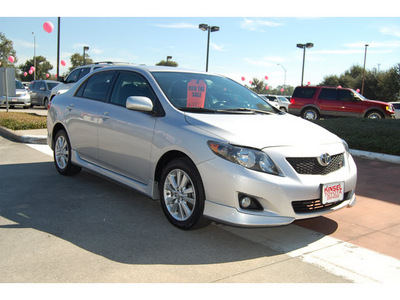 toyota corolla 2010 silver sedan s 4 cylinders automatic with overdrive 77706