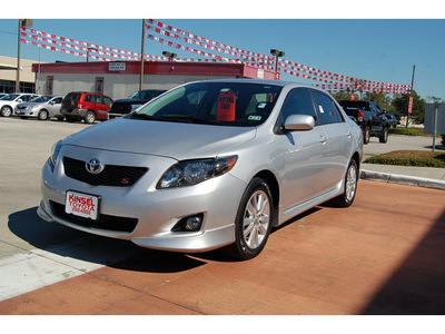 toyota corolla 2010 silver sedan s 4 cylinders automatic with overdrive 77706