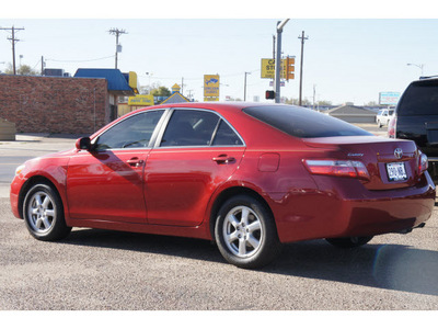 toyota camry 2007 red sedan le gasoline 4 cylinders front wheel drive automatic 79065