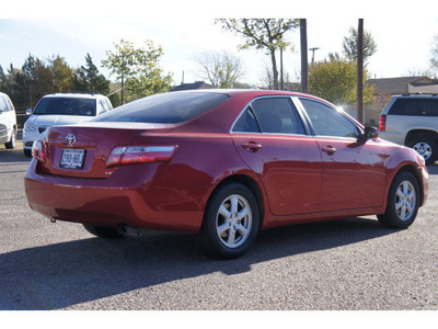 toyota camry 2007 red sedan le gasoline 4 cylinders front wheel drive automatic 79065