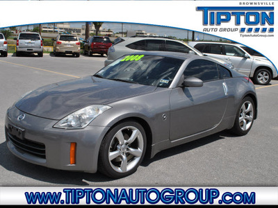 nissan 350z 2008 gray coupe gasoline 6 cylinders rear wheel drive 6 speed manual 78523
