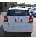 dodge caliber 2008 white hatchback gasoline 4 cylinders front wheel drive automatic 78539