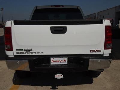 gmc sierra 1500 2010 white sle flex fuel 8 cylinders 2 wheel drive 6 speed automatic 77521