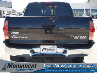 toyota tacoma 2006 black prerunner v6 gasoline 6 cylinders rear wheel drive 5 speed automatic 77503