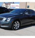 cadillac ats 2013 gray sedan 2 5l luxury gasoline 4 cylinders rear wheel drive automatic 77002