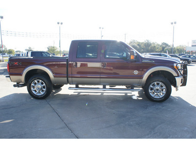 ford f 250 super duty 2011 red lariat biodiesel 8 cylinders 4 wheel drive automatic 77515