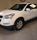 chevrolet traverse 2010 white suv lt gasoline 6 cylinders front wheel drive automatic 75219