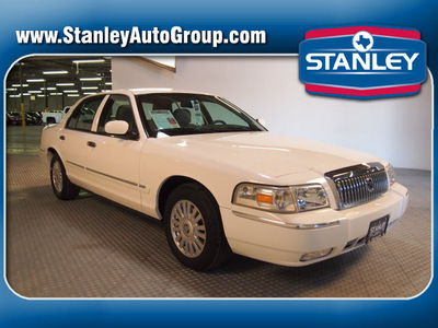 mercury grand marquis 2007 white sedan ls flex fuel 8 cylinders rear wheel drive automatic 75219