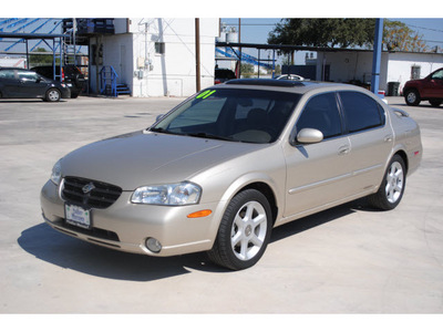 nissan maxima 2001 tan sedan se gasoline 6 cylinders front wheel drive automatic 78501